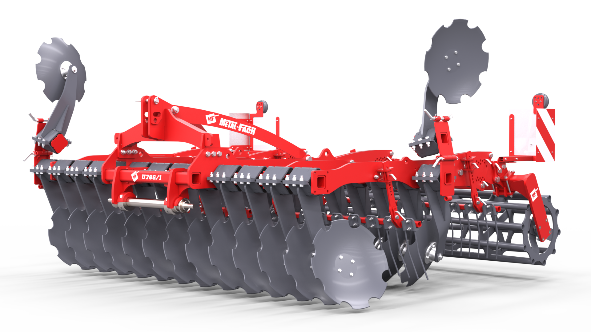 METAL-FACH U786 kultivaator (töölaius 3m, 3,5m, 4m)